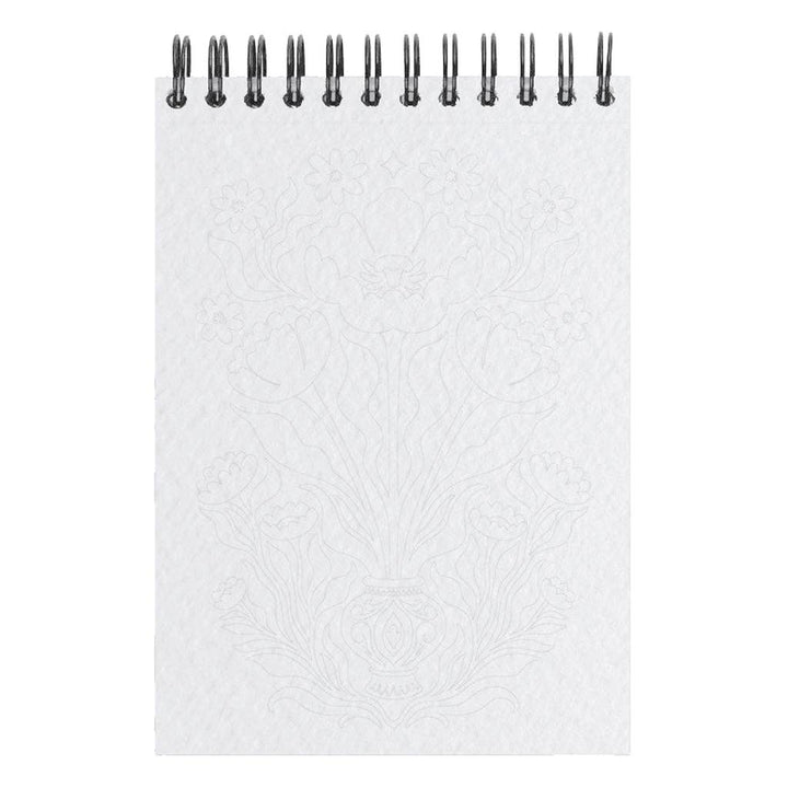 A6 omalovánky - modré květy