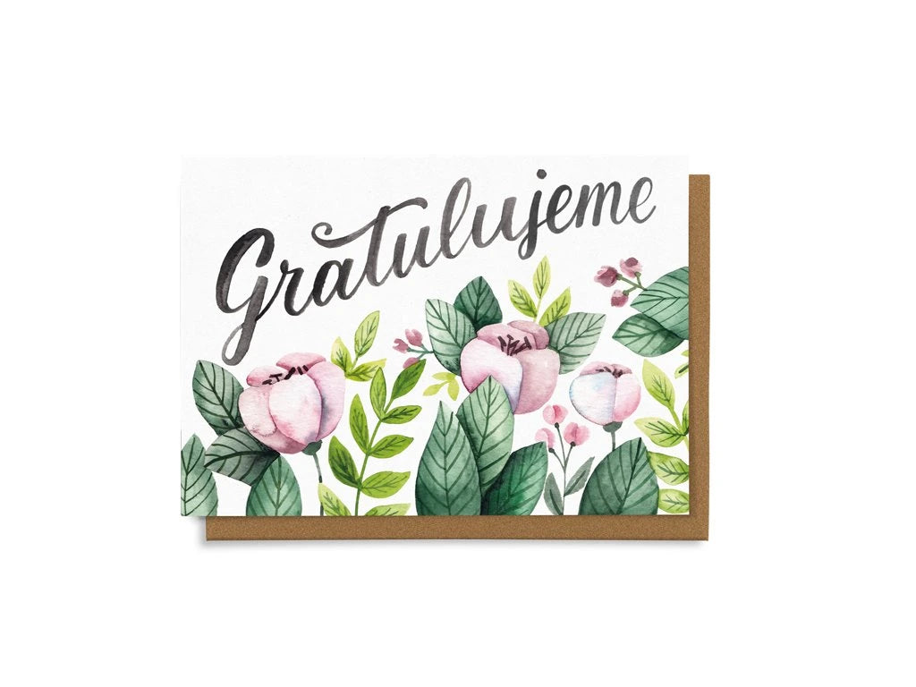 přání ~ gratulujeme