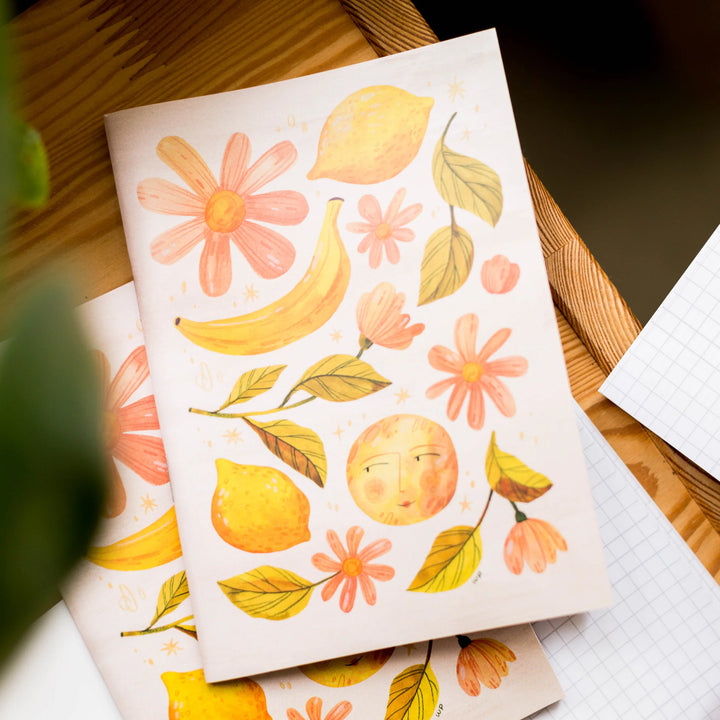 sešit a6 wild pencil ~ měsíční louka