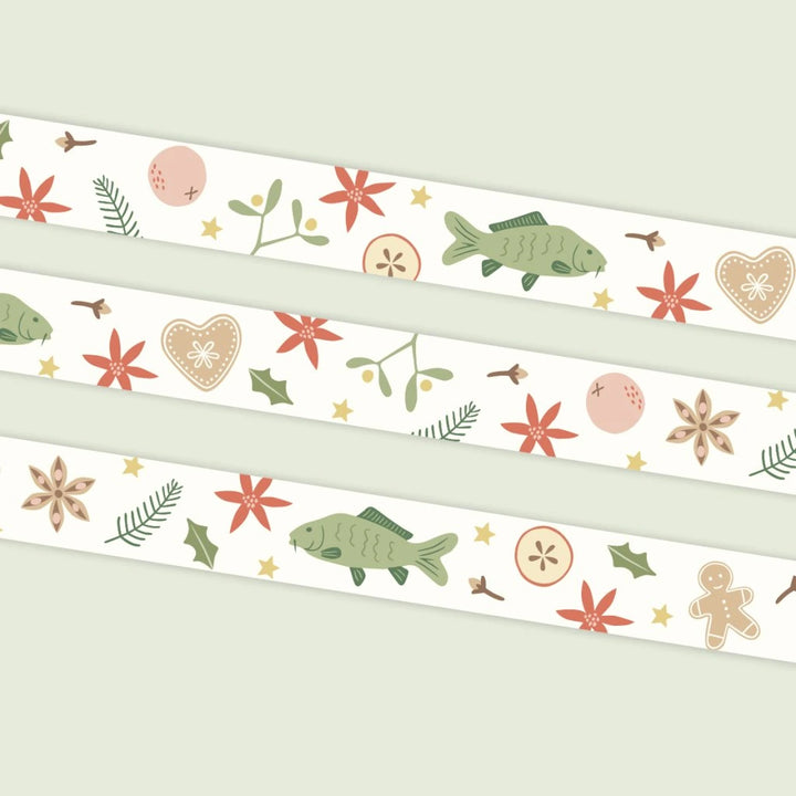 washi páska české Vánoce