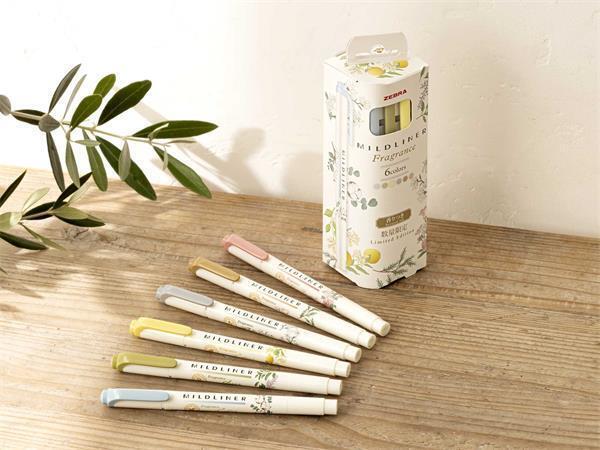zvýrazňovače zebra mildliner ~ voňavé (sada 6ks)