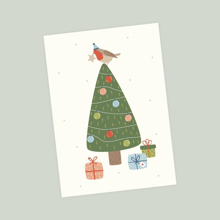 pohlednice vánoční stromeček