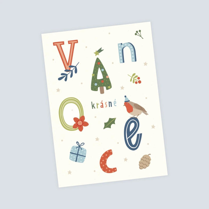 pohlednice krásné Vánoce