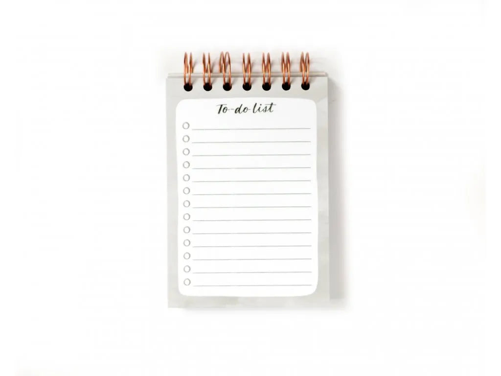 to-do list ~ květinový