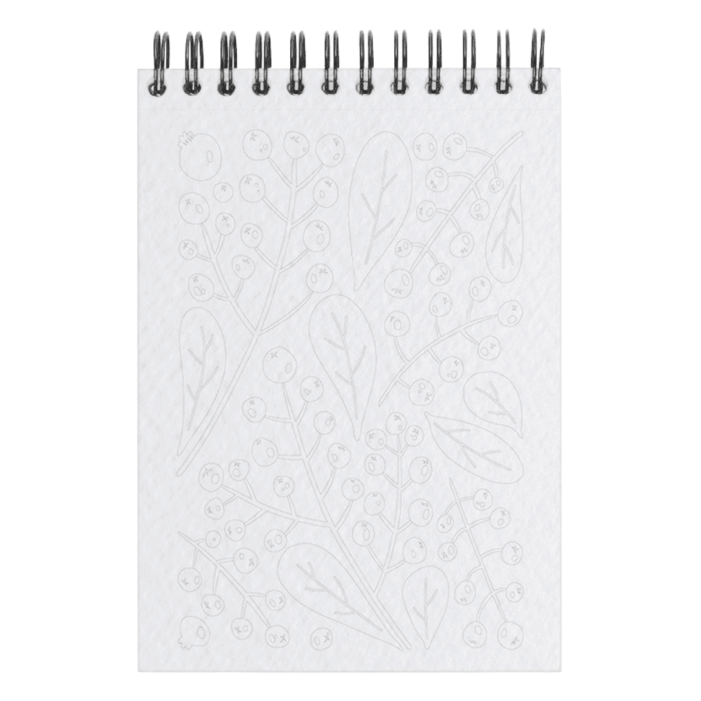 A6 omalovánky - tmavě růžové květy