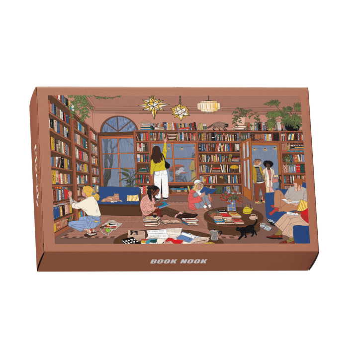mini puzzle ~ book nook