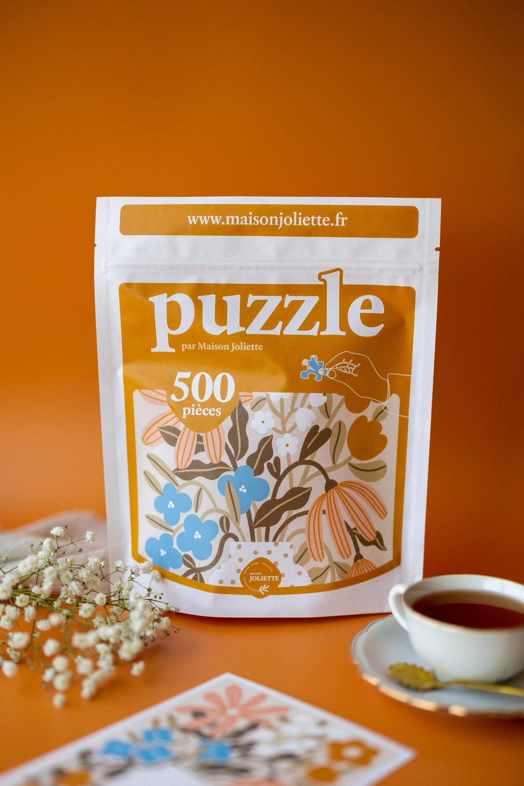 puzzle 500 dílků ~ květy ve váze
