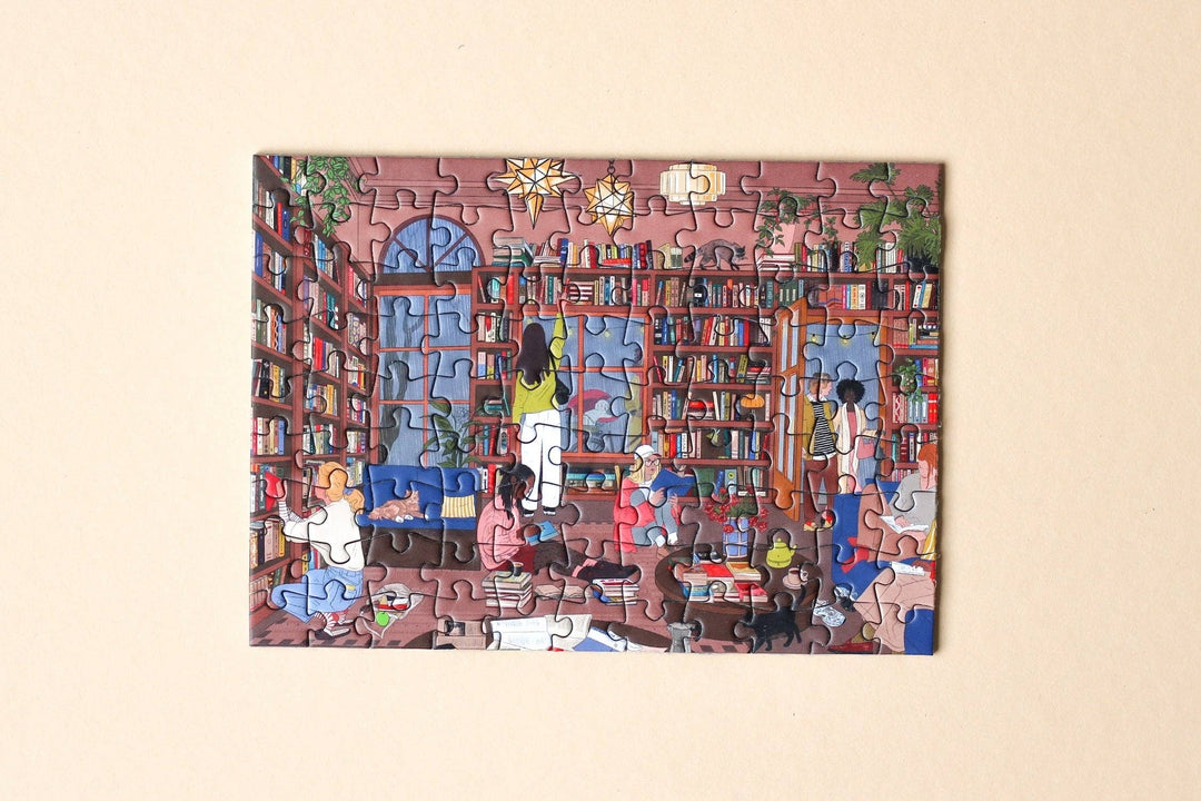mini puzzle ~ book nook