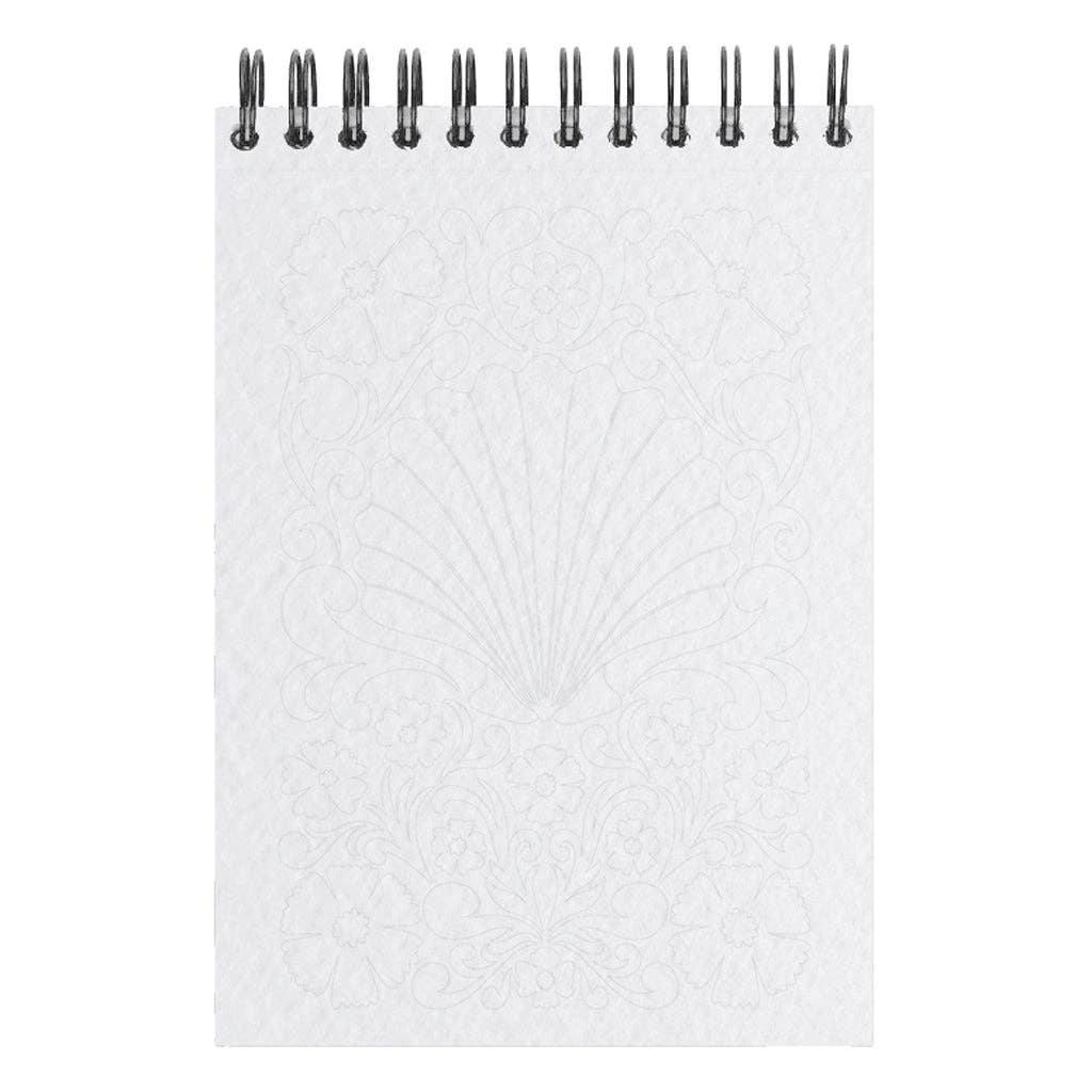 A6 omalovánky - modré květy