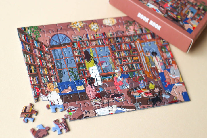 mini puzzle ~ book nook