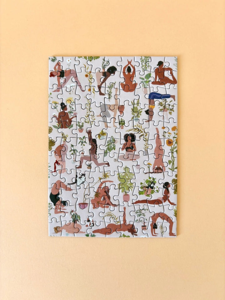 mini puzzle ~ plant yoga