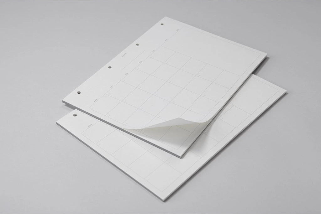 měsíční plánovač a4 planoo