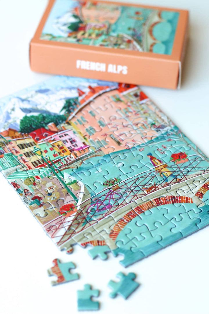 mini puzzle ~ french alps