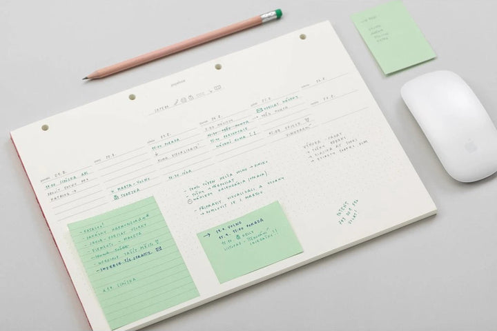 týdenní plánovač a4 planoo