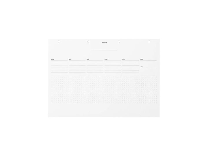 týdenní plánovač a4 planoo