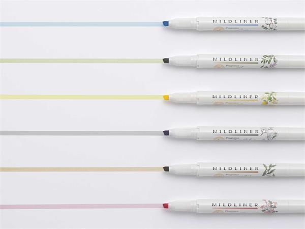 zvýrazňovače zebra mildliner ~ voňavé (sada 6ks)