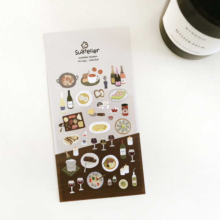 samolepky suatelier ~ wine bar