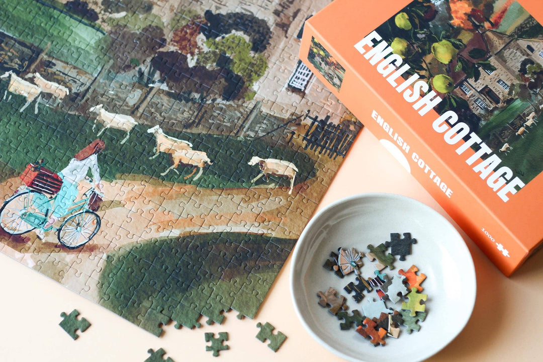 puzzle 1000 dílků ~ english cottage