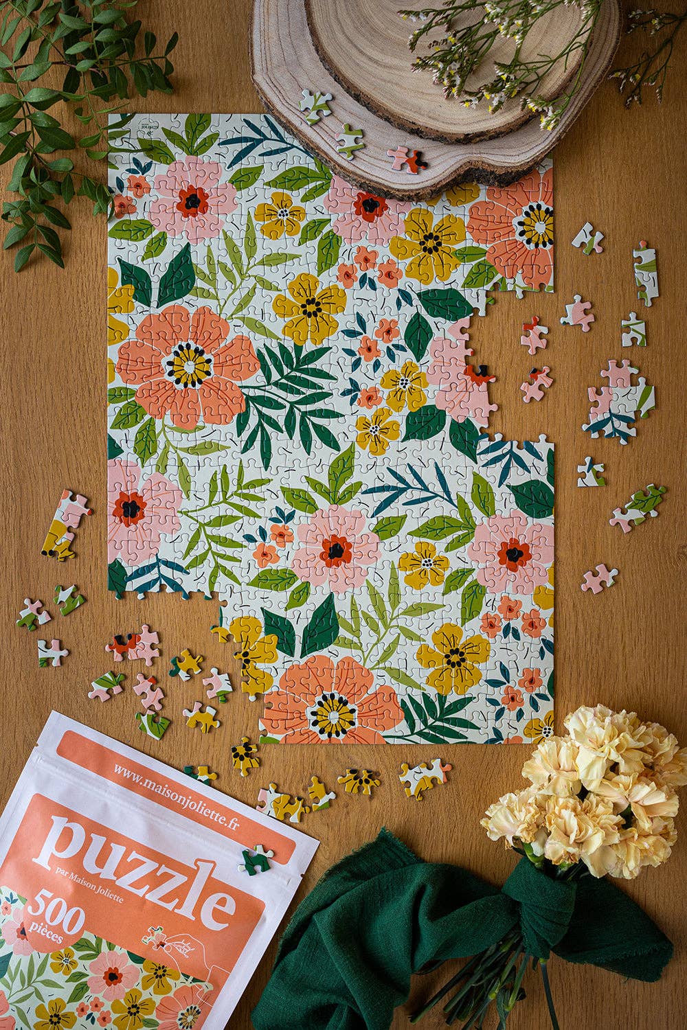 puzzle 500 dílků ~ flowers