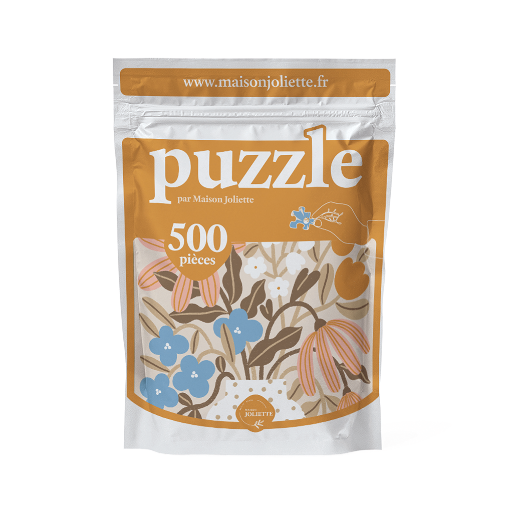 puzzle 500 dílků ~ květy ve váze