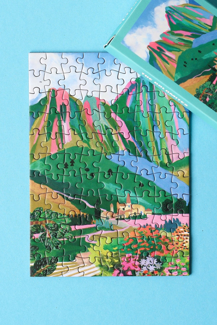 mini puzzle ~ the dolomites