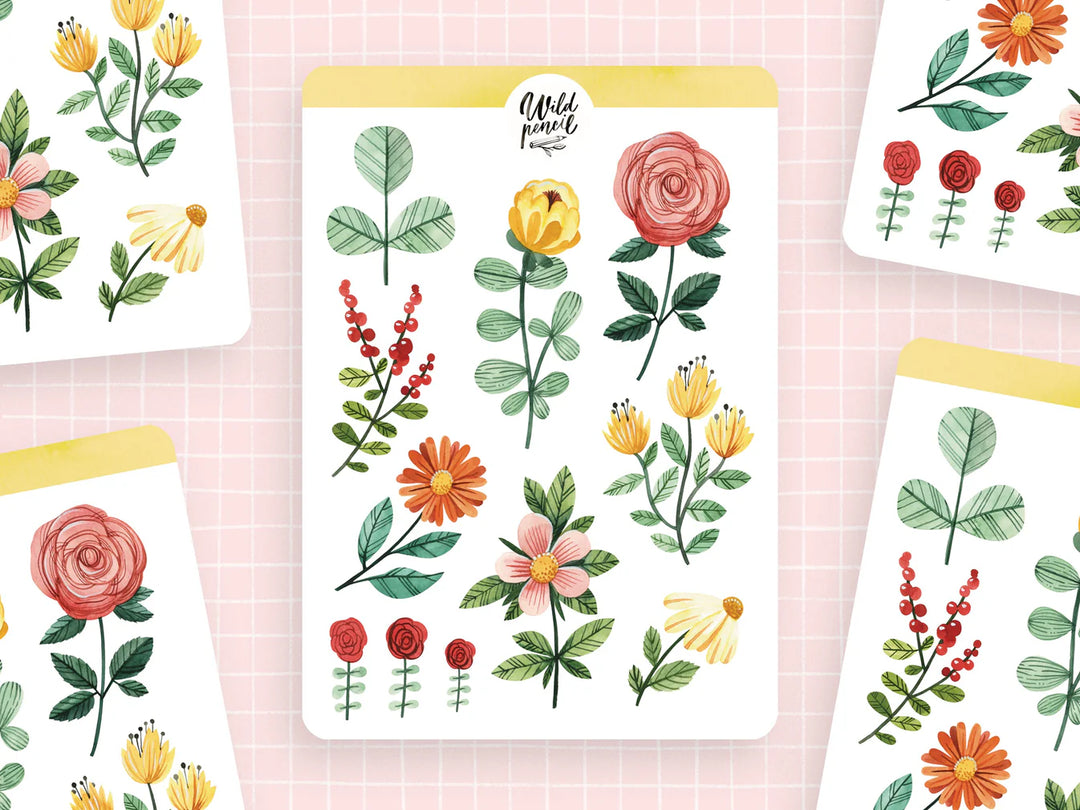 samolepky wild pencil ~ různé motivy