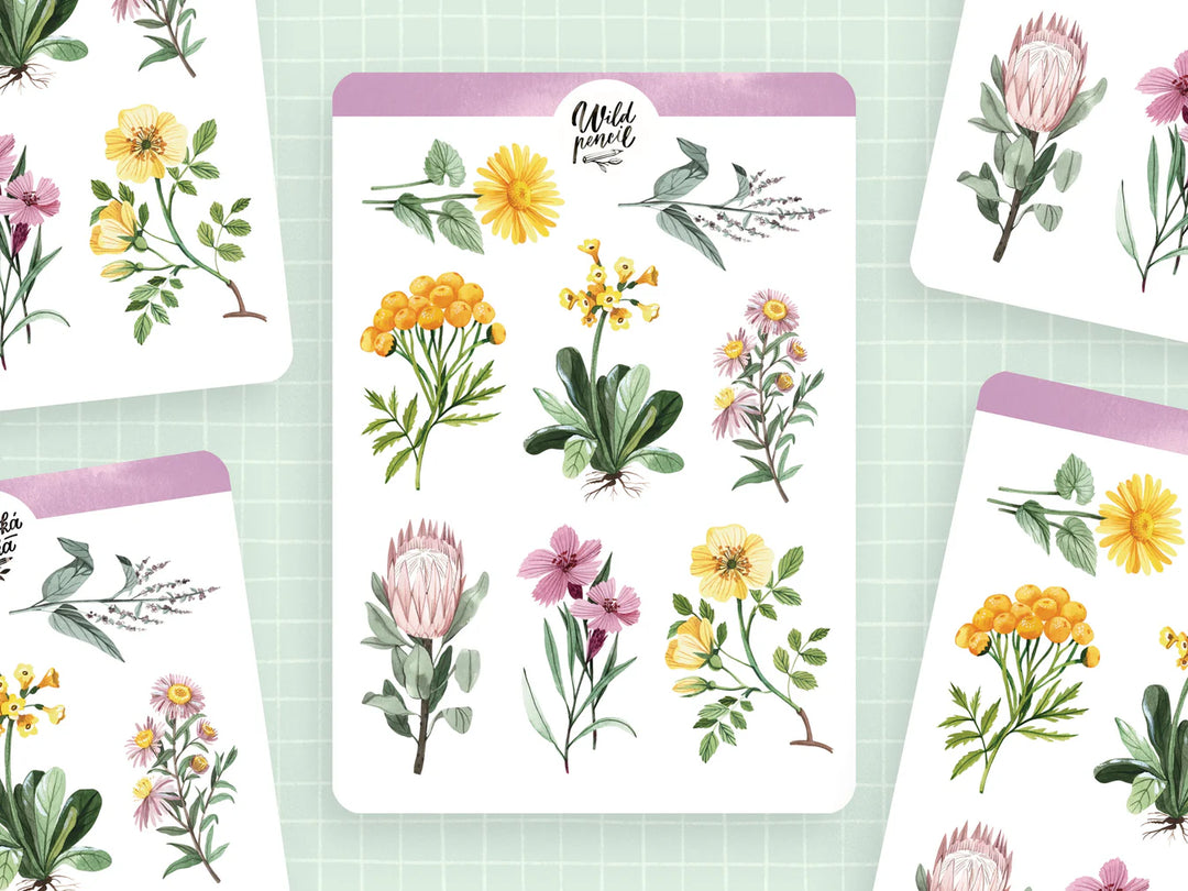 samolepky wild pencil ~ různé motivy