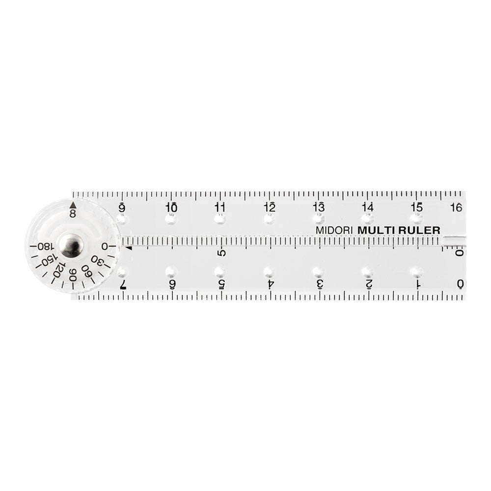 plastové skládací pravítko ~ 16 cm