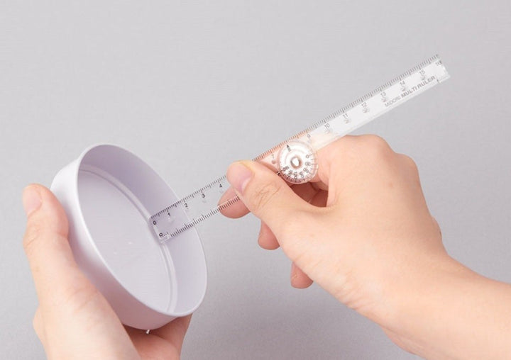 plastové skládací pravítko ~ 16 cm