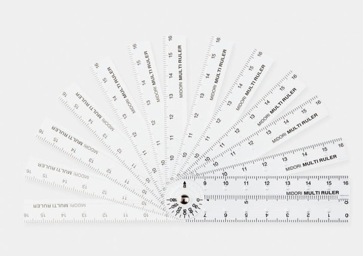 plastové skládací pravítko ~ 16 cm