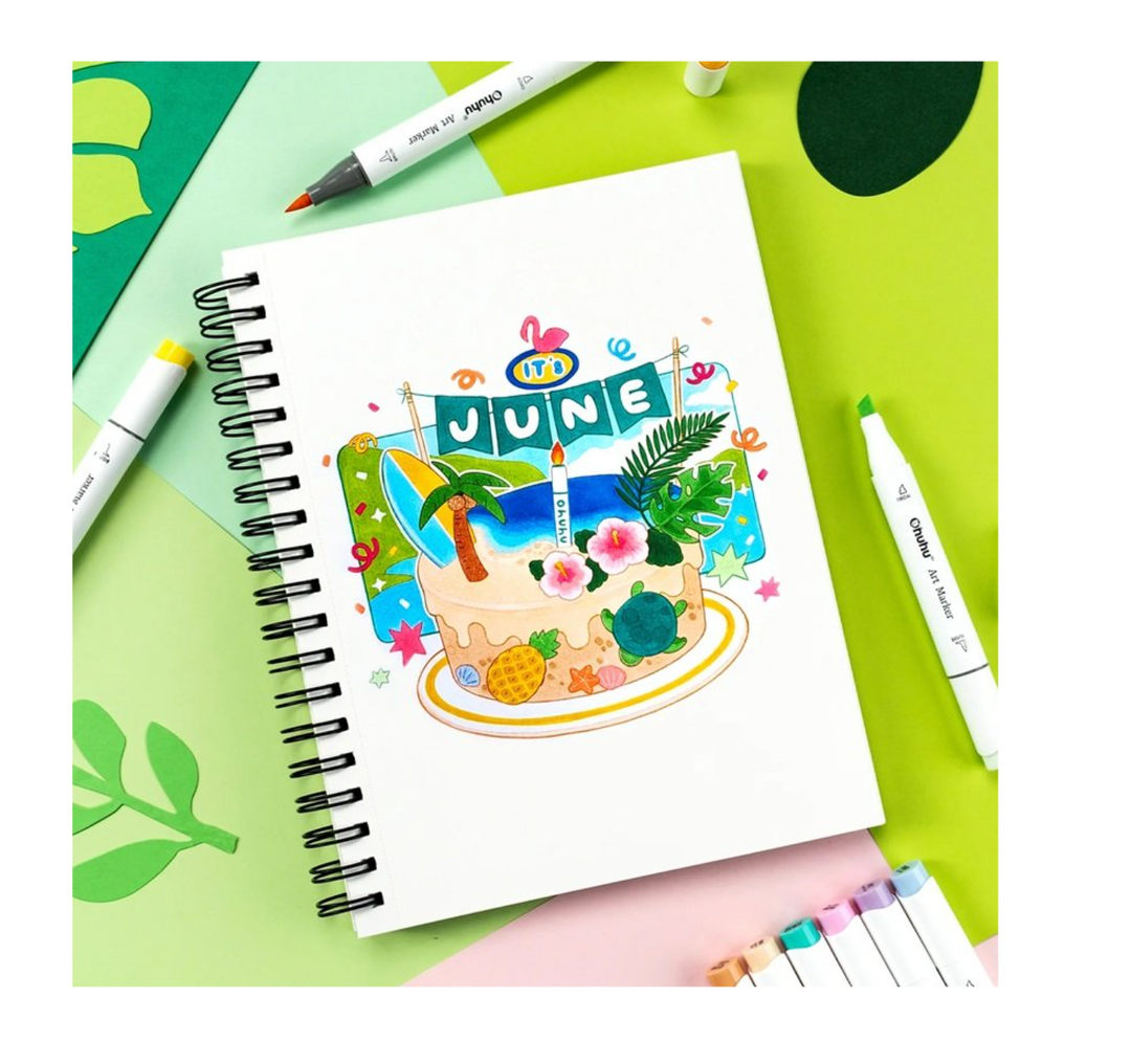 ohuhu lihové fixy oboustranné ~ základní