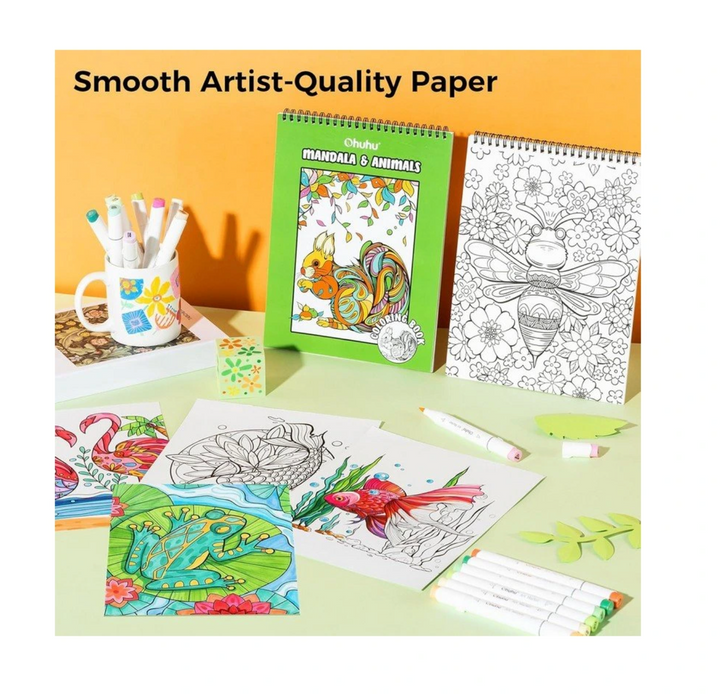 omalovánky ~ mandala & animals