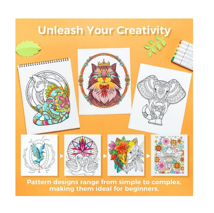 omalovánky ~ mandala & animals