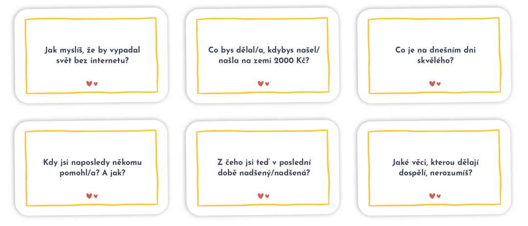 karty podle sebe ~ pro děti a dospělé 2