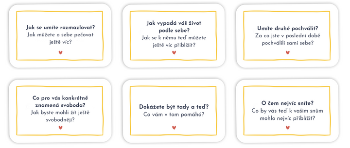 karty podle sebe ~ univerzální edice