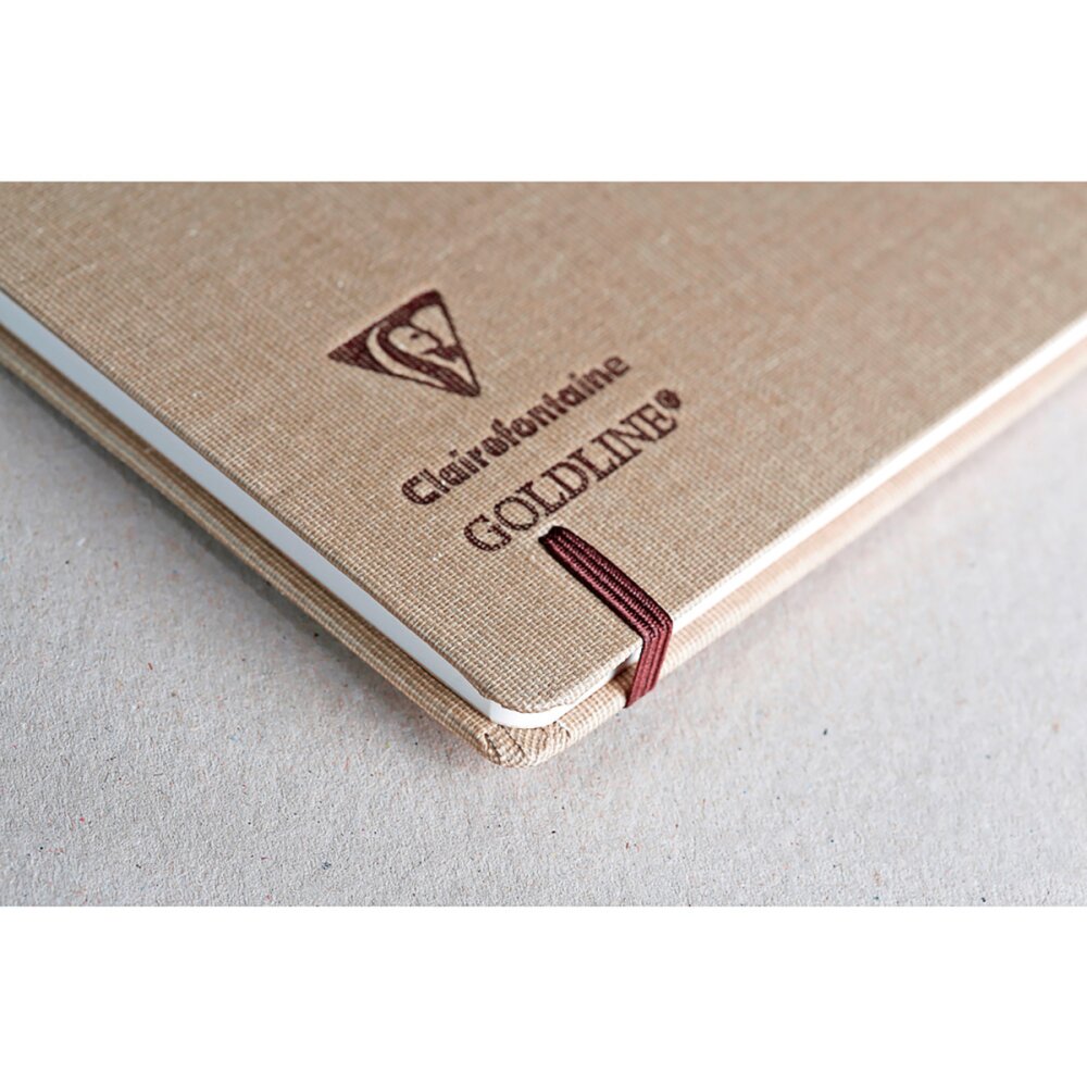 skicák clairefontaine goldline natural 15 x 15 cm