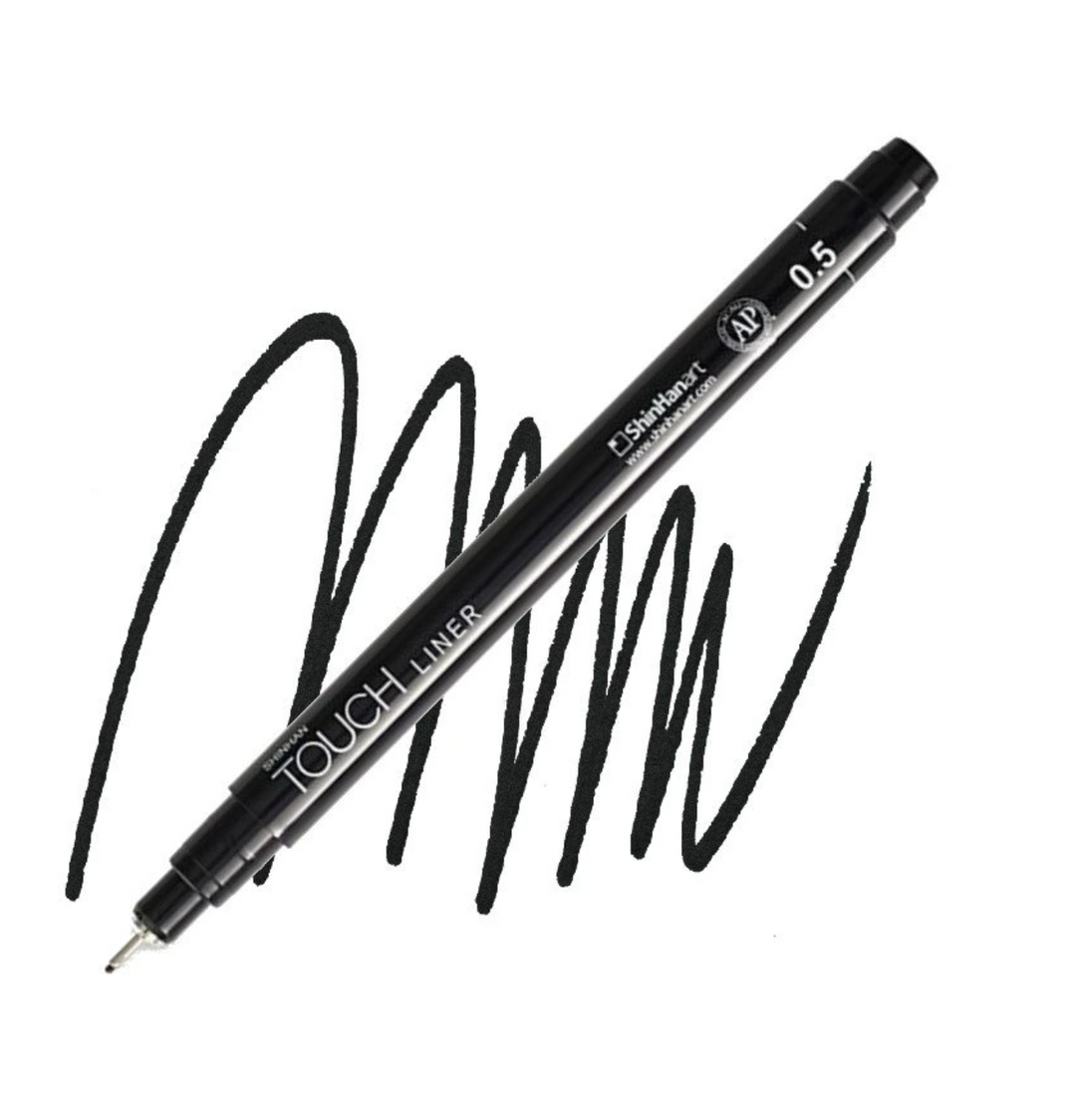 technický liner touch ~ různé tloušťky